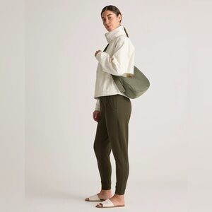 Quince Olive Green Shoulder Bag